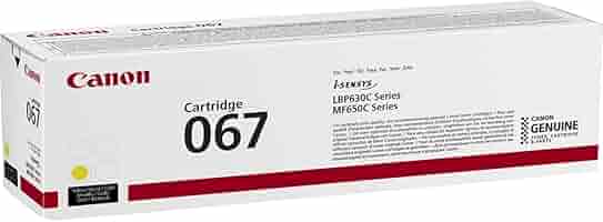 Amazon.com: Canon 067 Yellow Toner Cartridge : Office Products